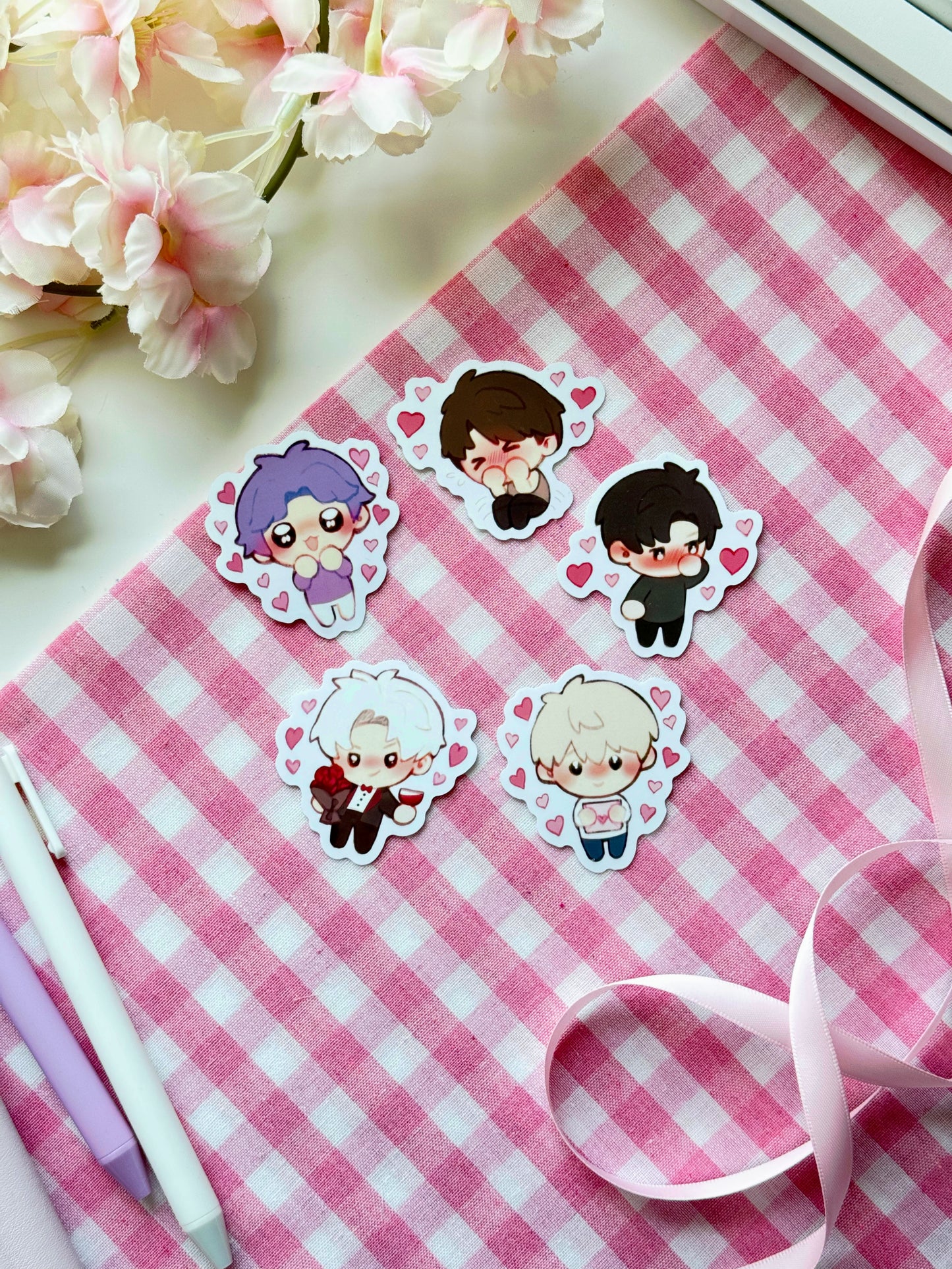 Love & Deepspace Blush Stickers