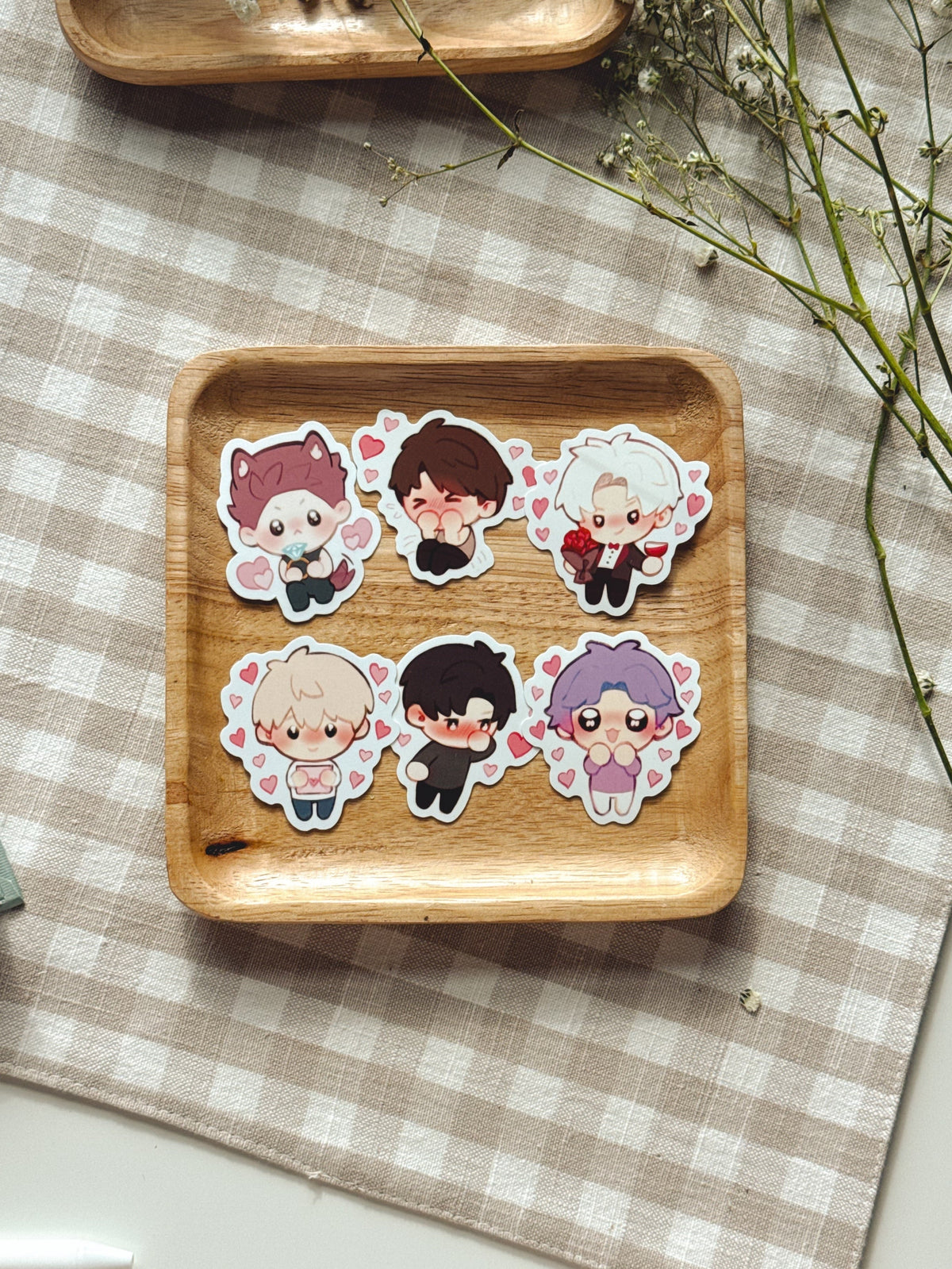 Love & Deepspace Blush Stickers