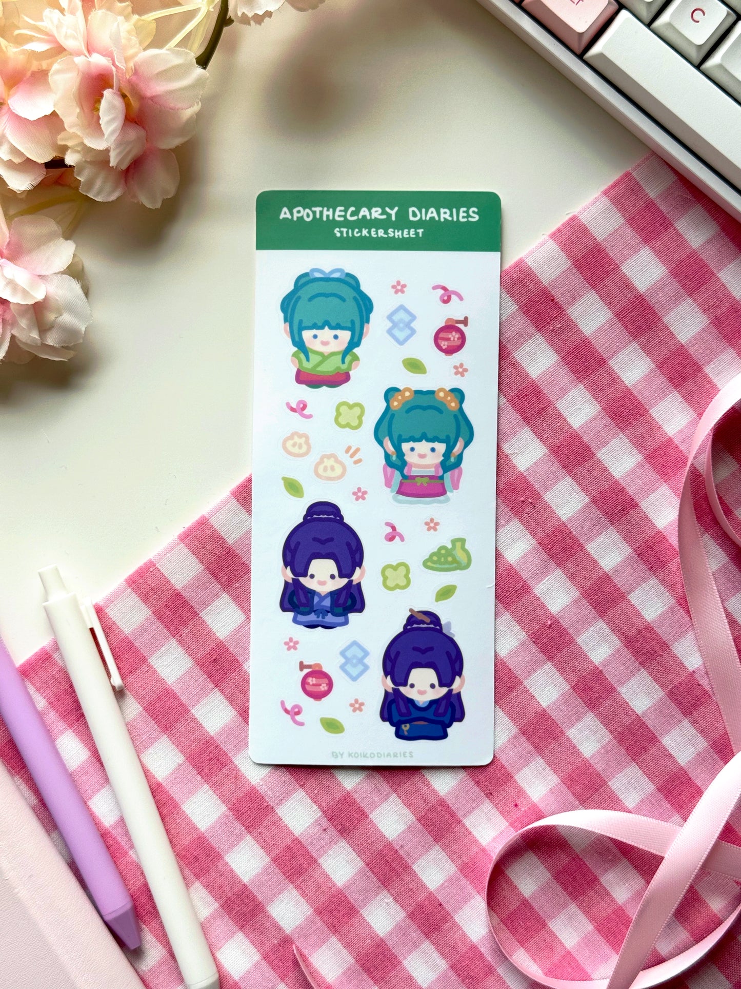 Apothecary Diaries Chibi Stickersheets