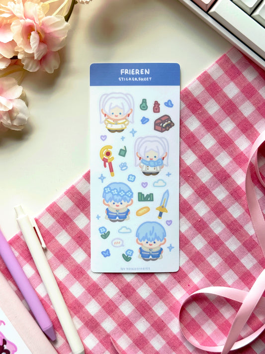 Frieren Chibi Stickersheet