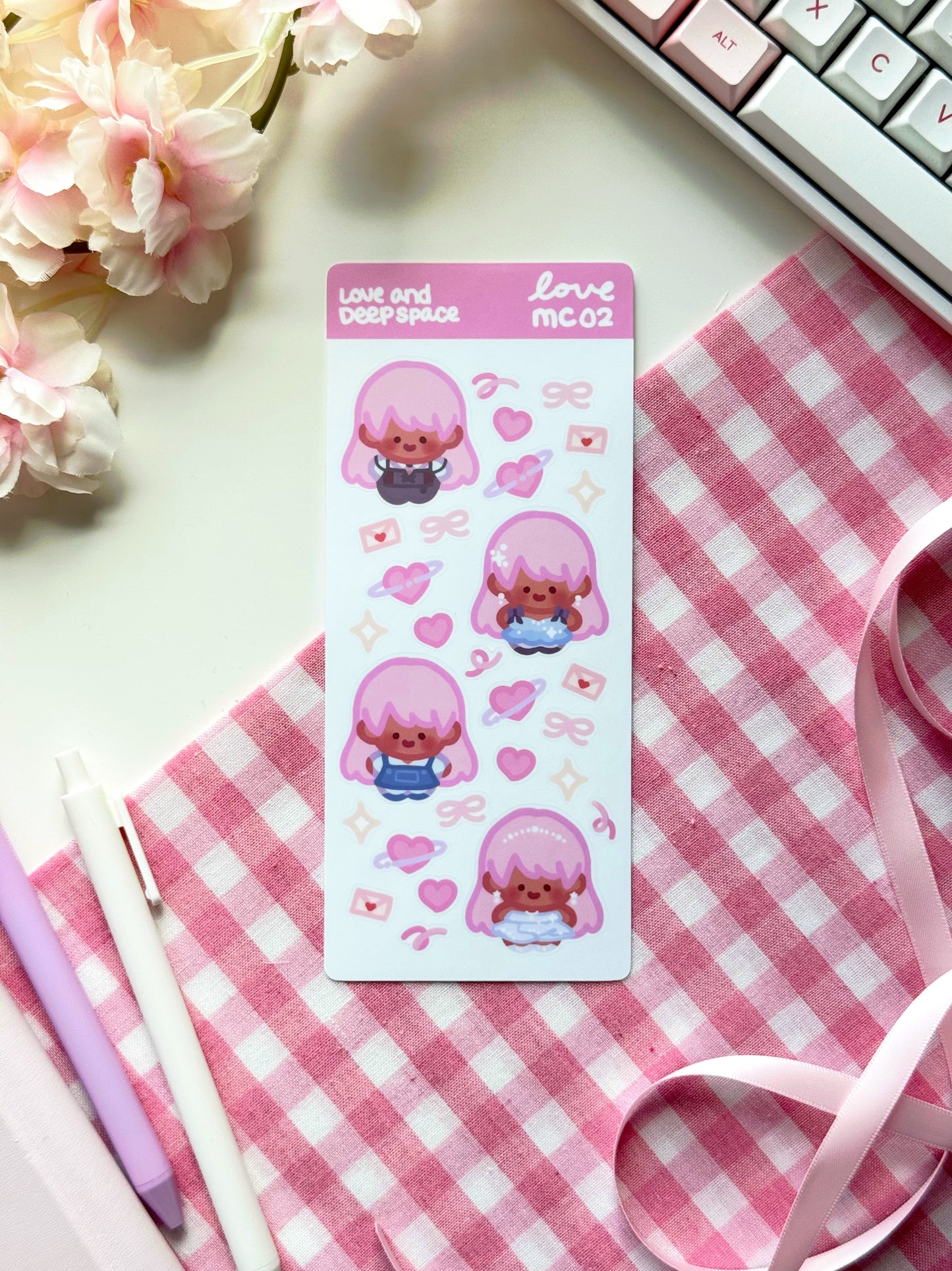 Love & Deepspace MC Chibi Stickersheets