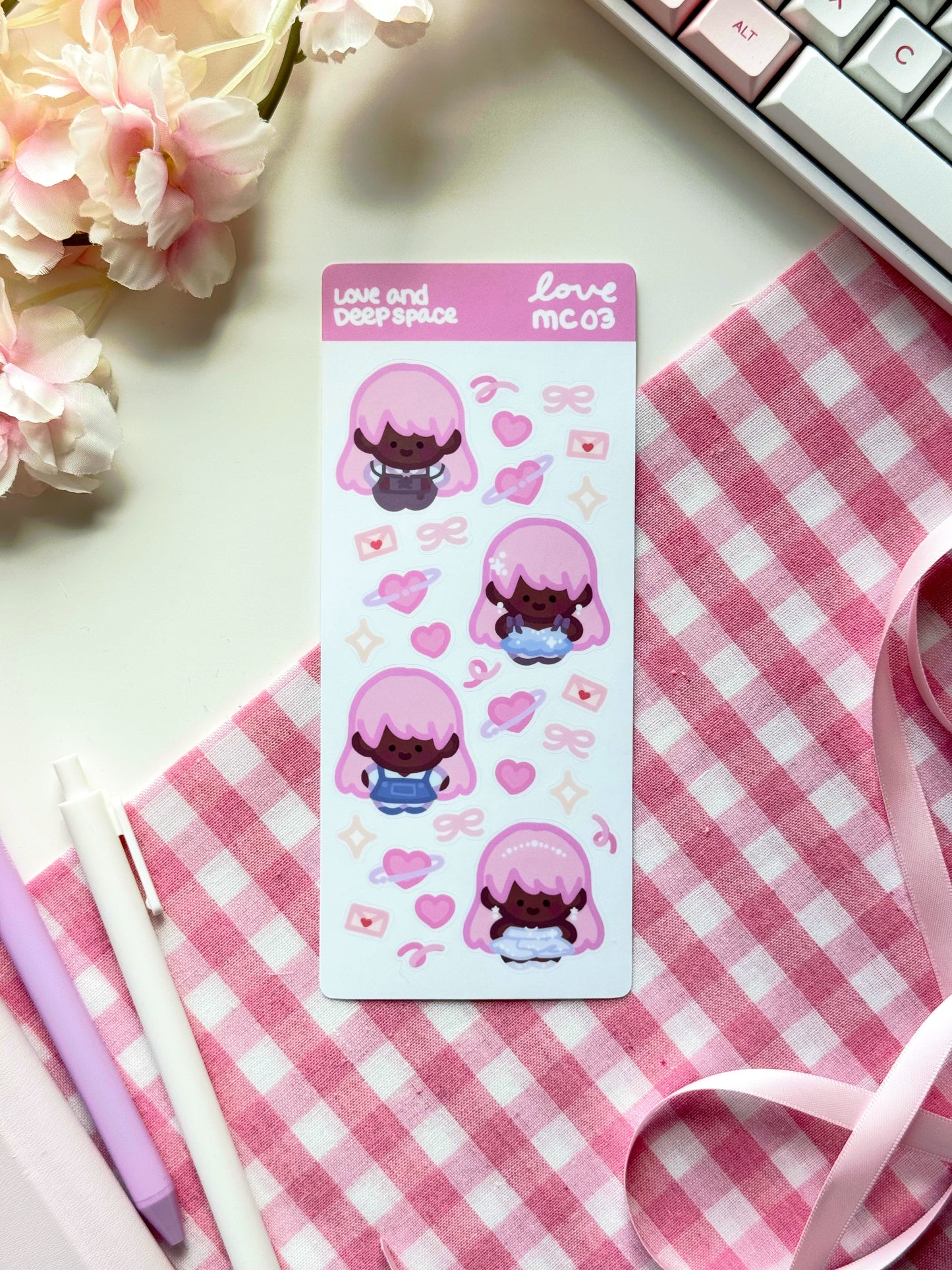 Love & Deepspace MC Chibi Stickersheets