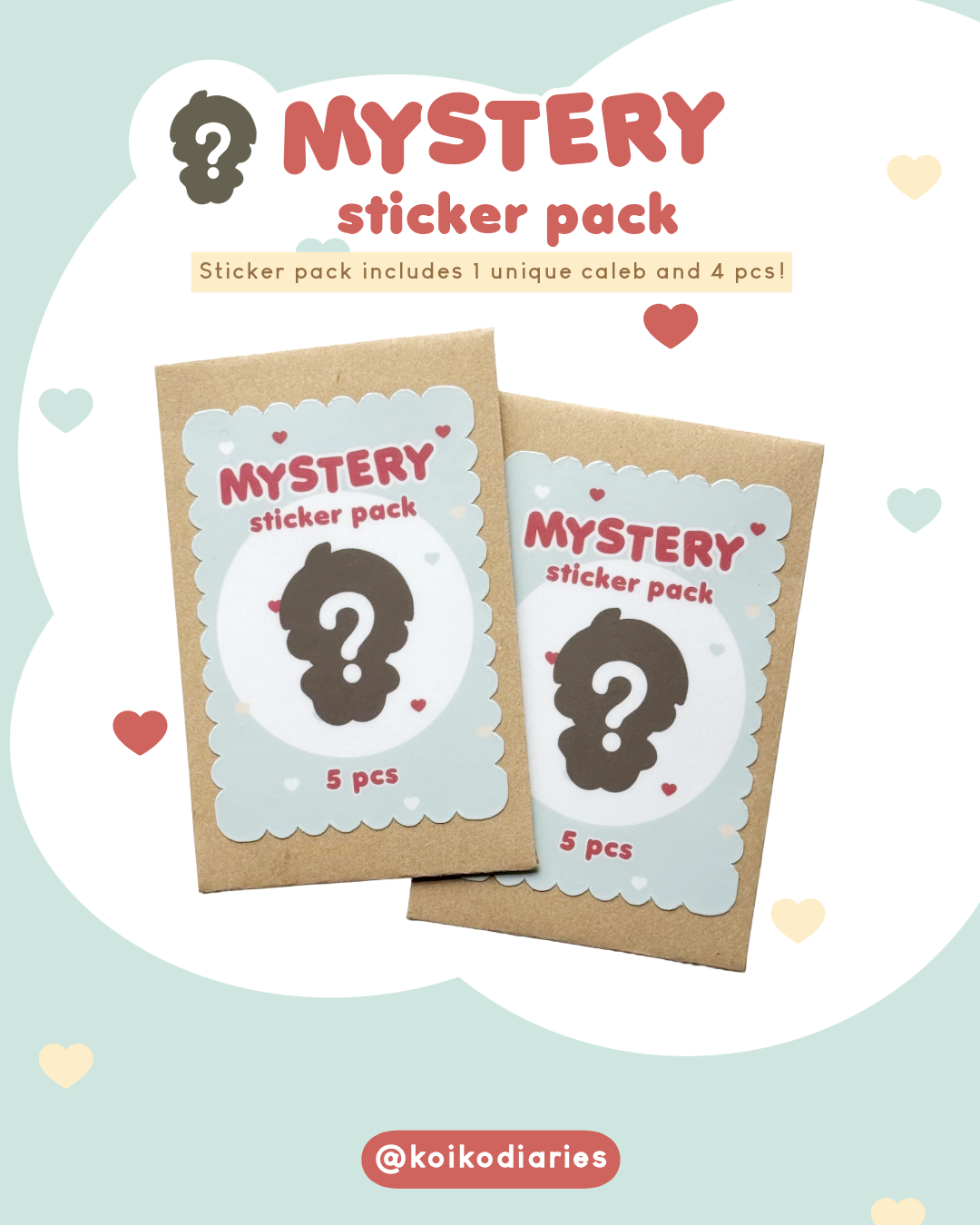 Special Caleb Mystery Sticker Pack (Limited Time)