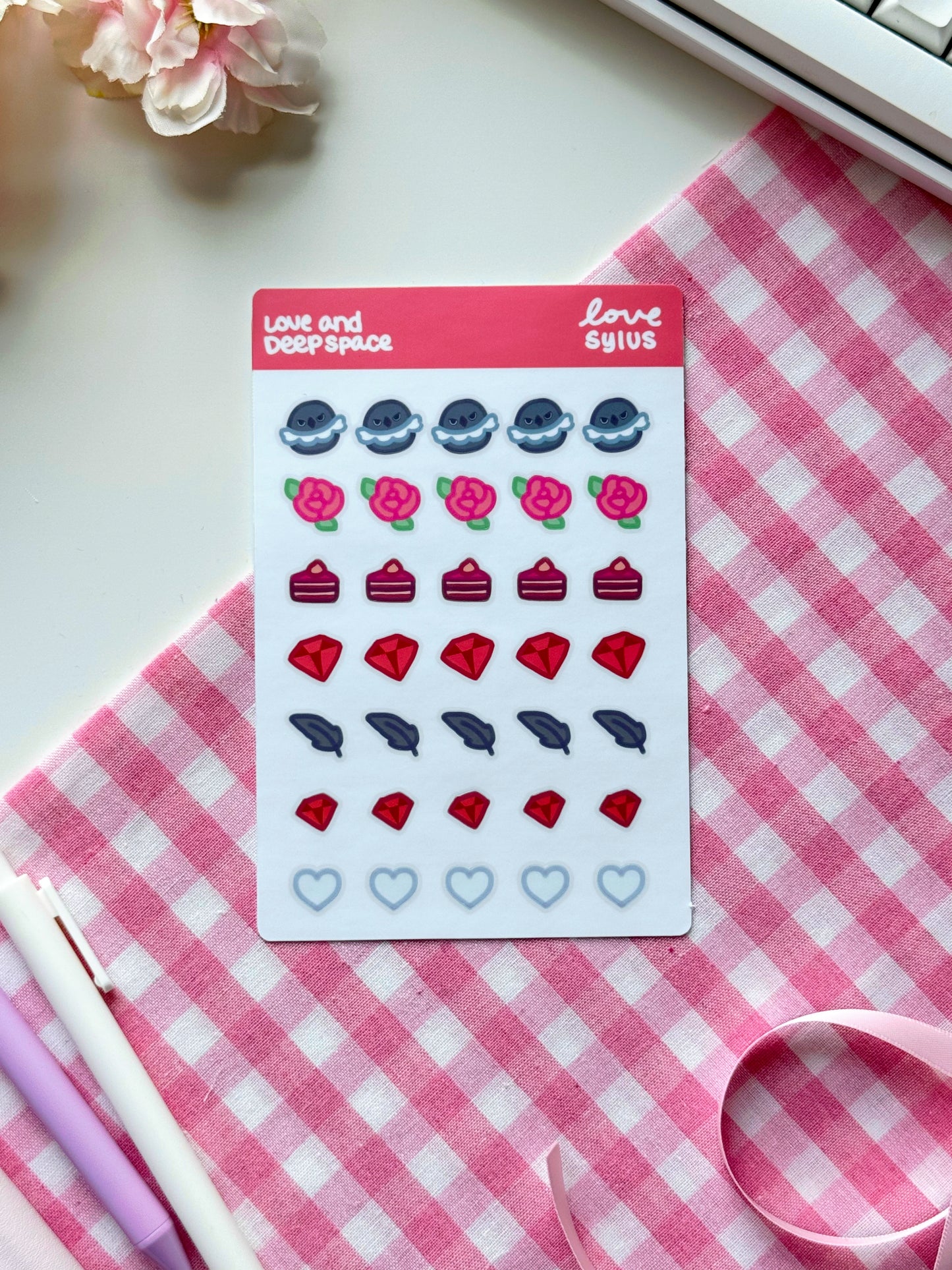 Love & Deepspace Deco Stickersheets
