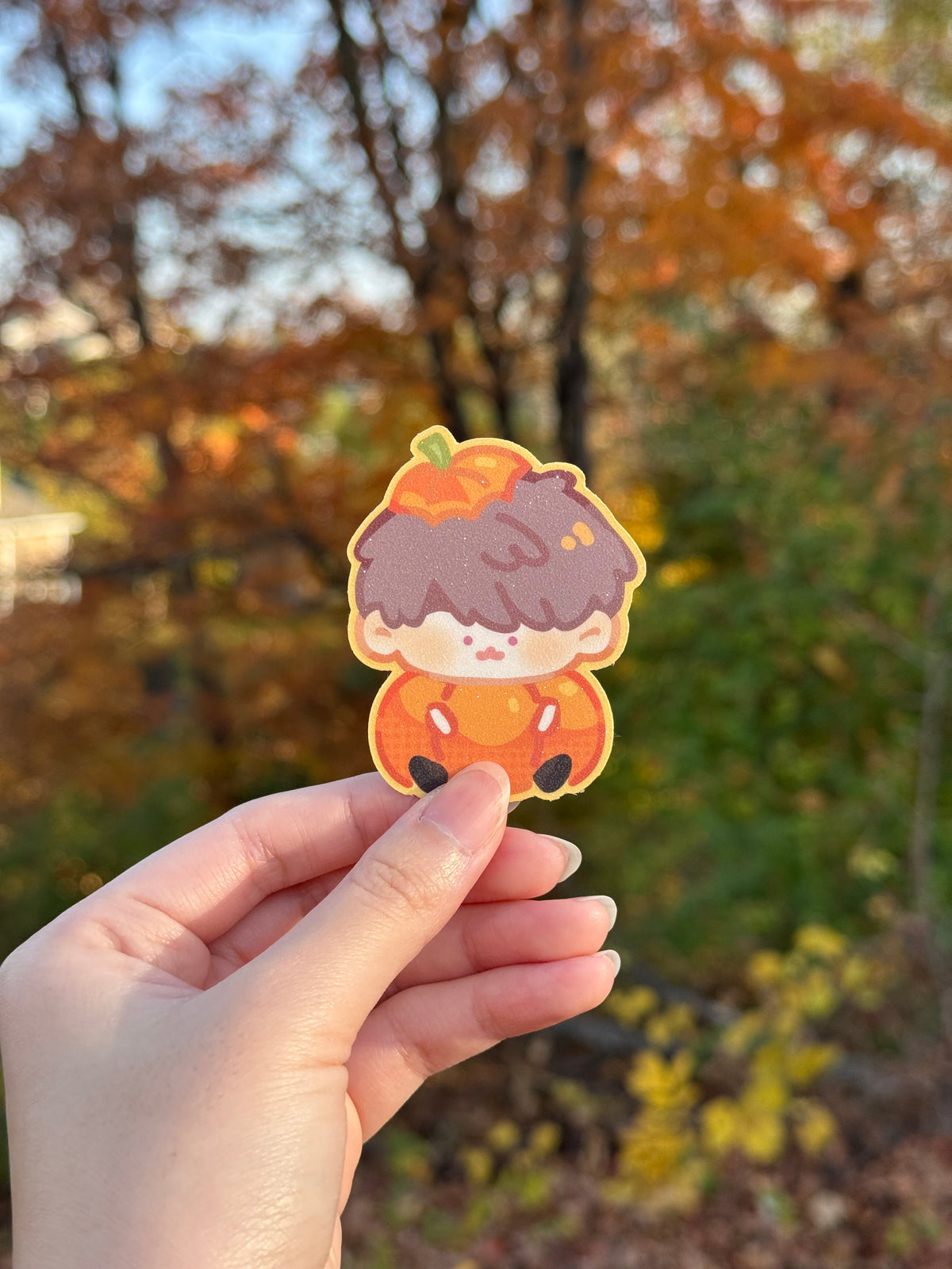 Lads Pumpkin Stickers