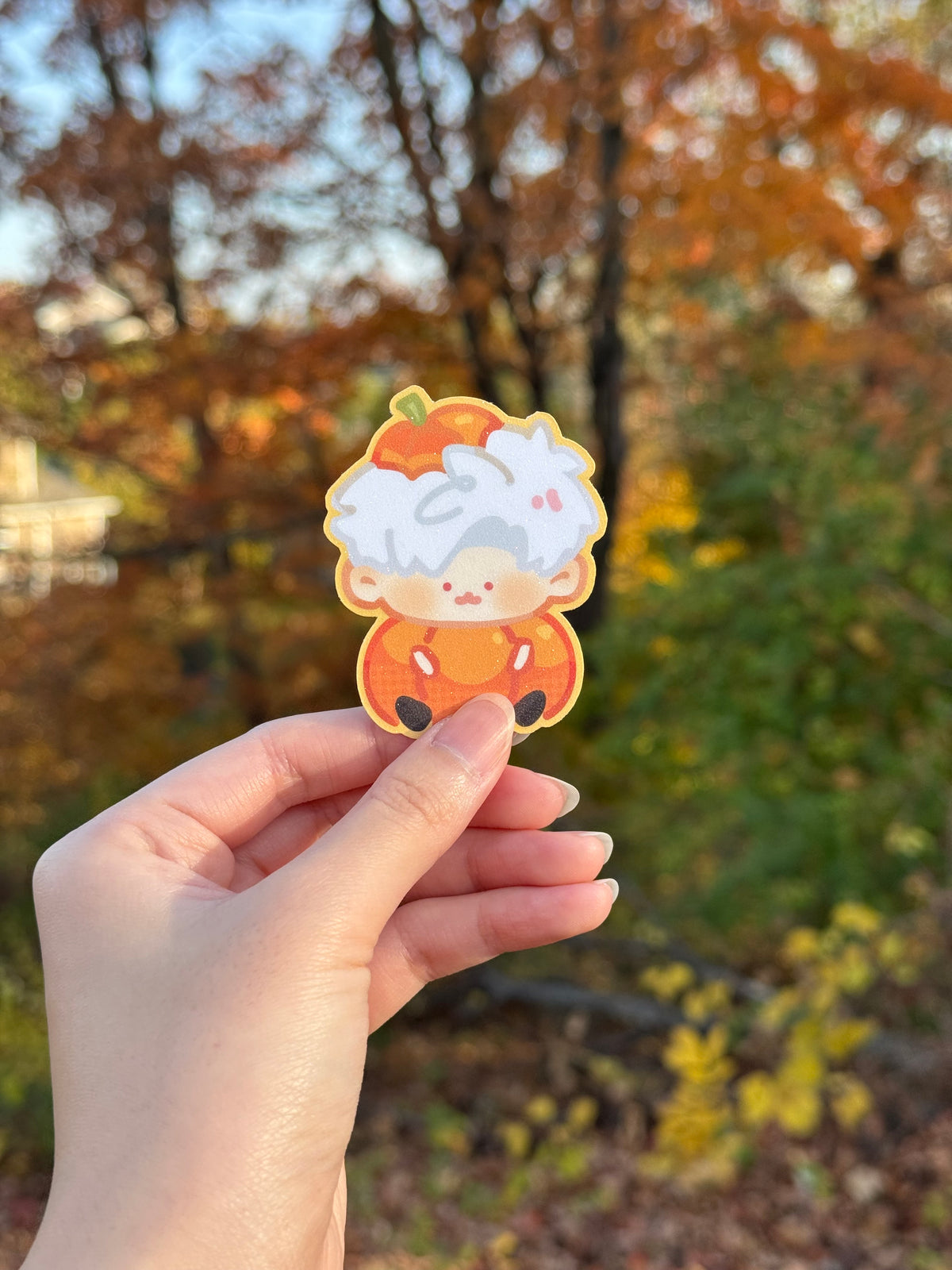Lads Pumpkin Stickers