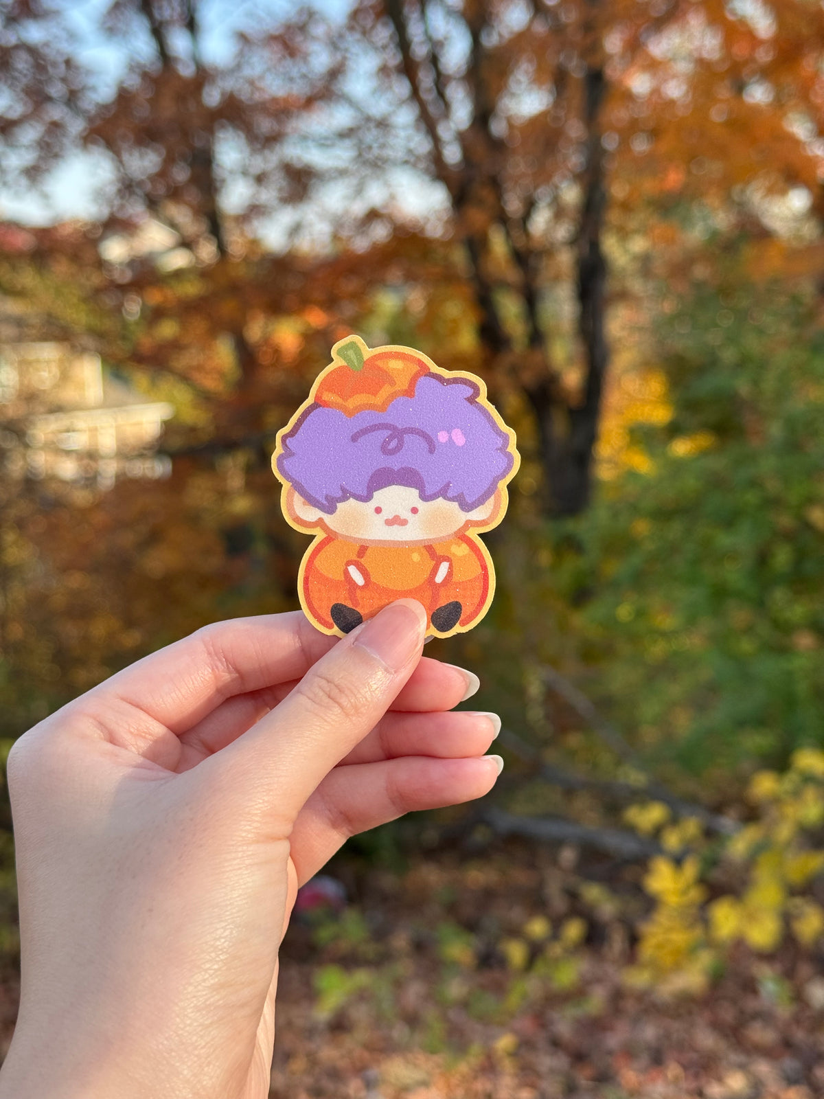 Lads Pumpkin Stickers