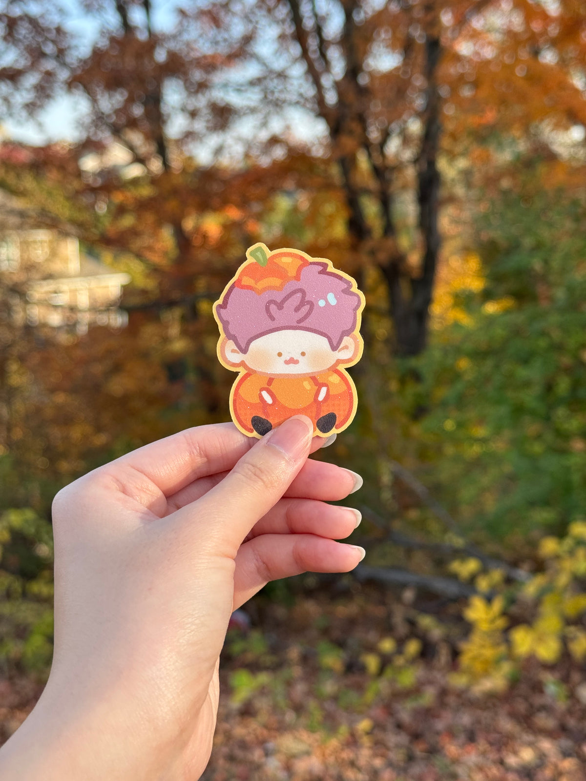 Lads Pumpkin Stickers