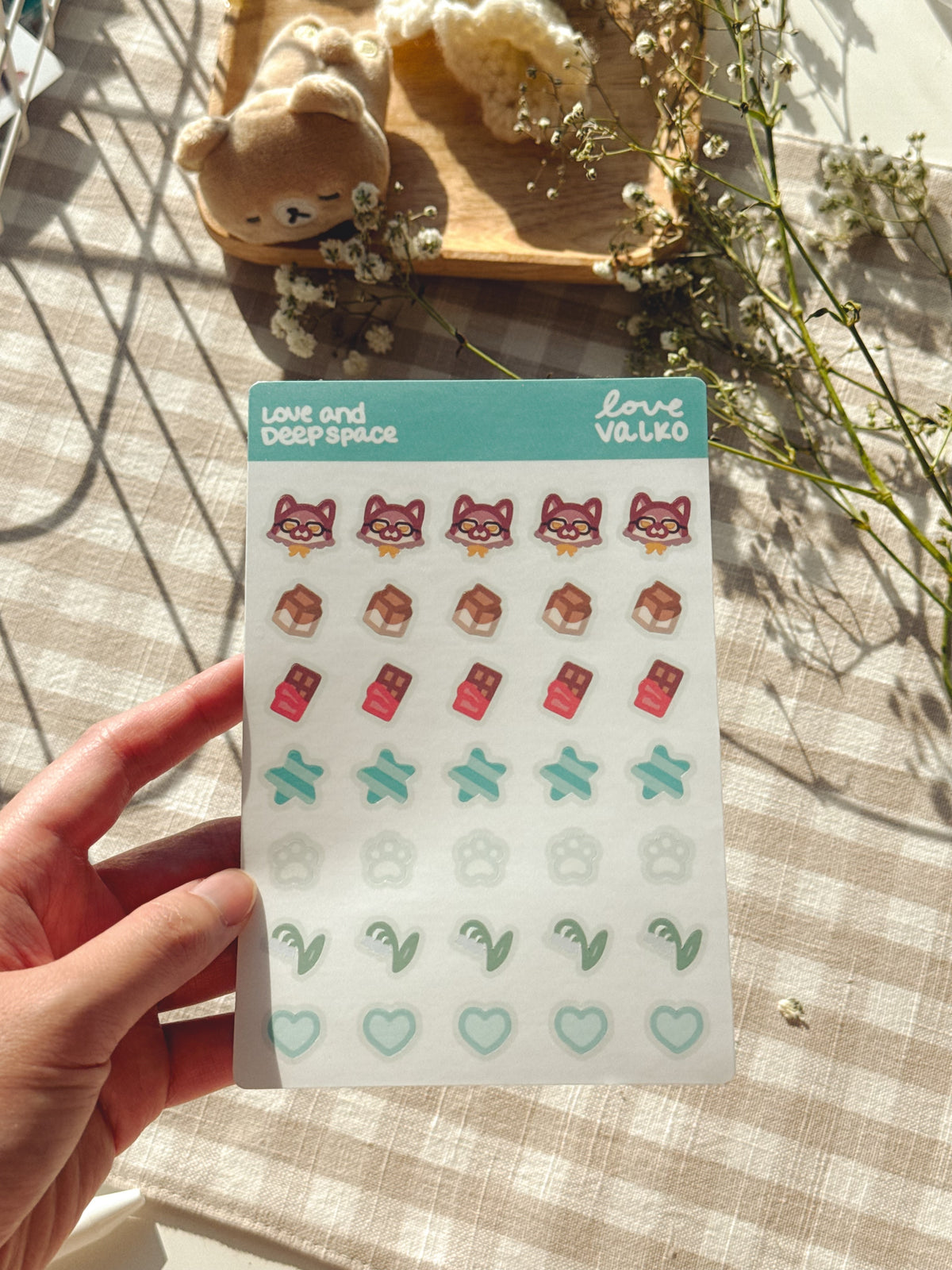 Love & Deepspace Deco Stickersheets