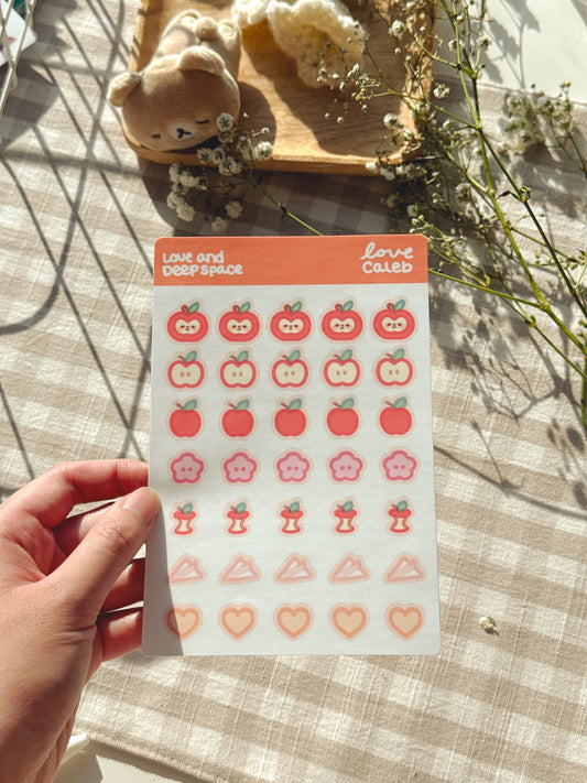 Love & Deepspace Deco Stickersheets
