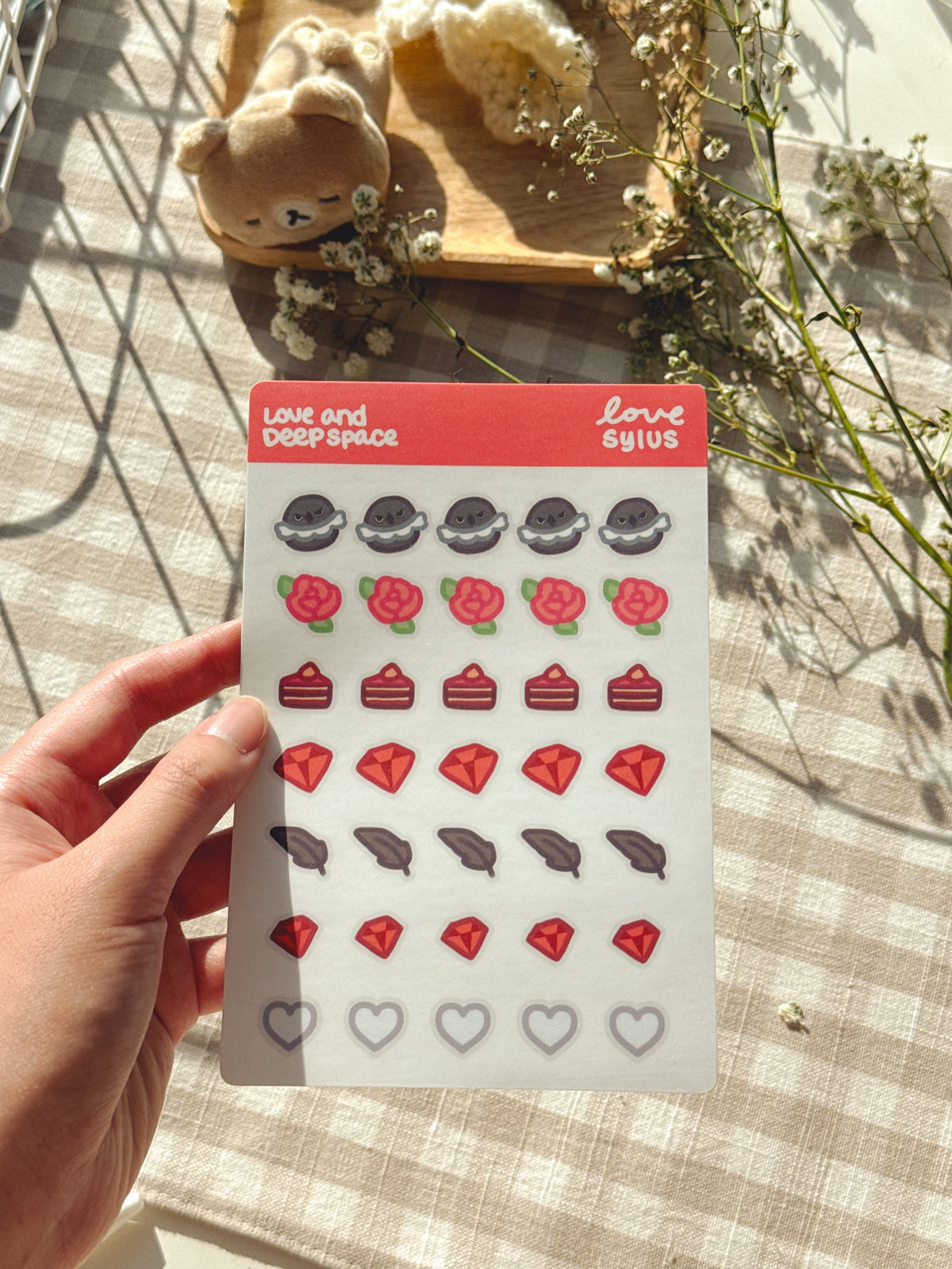 Love & Deepspace Deco Stickersheets