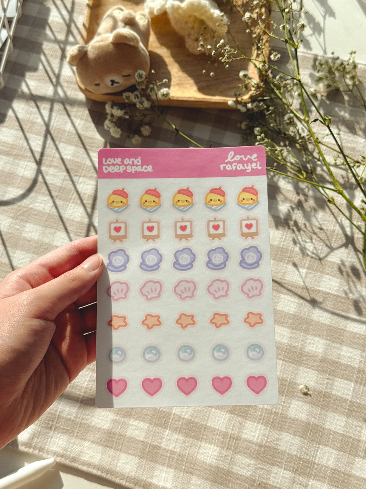 Love & Deepspace Deco Stickersheets
