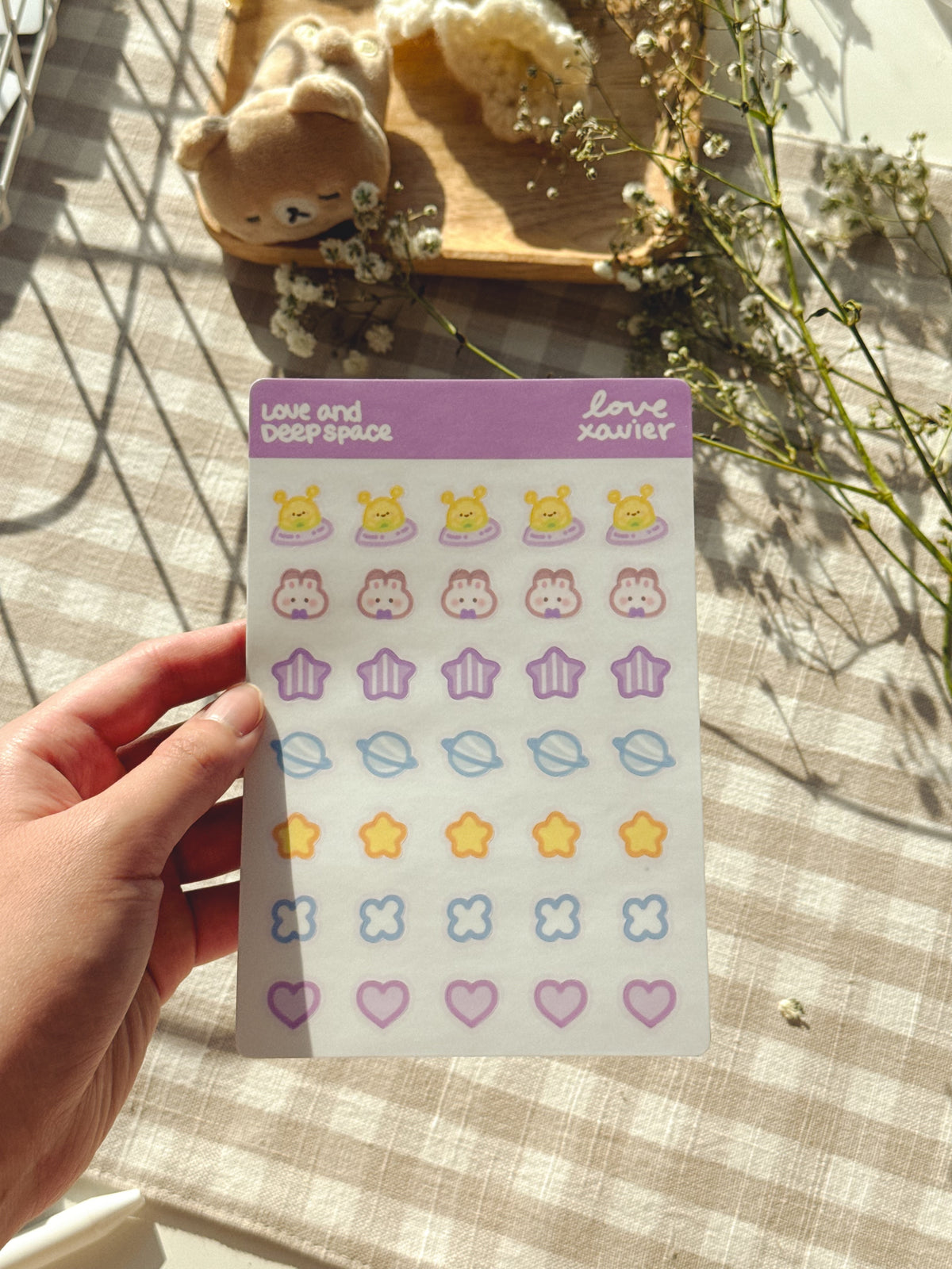 Love & Deepspace Deco Stickersheets