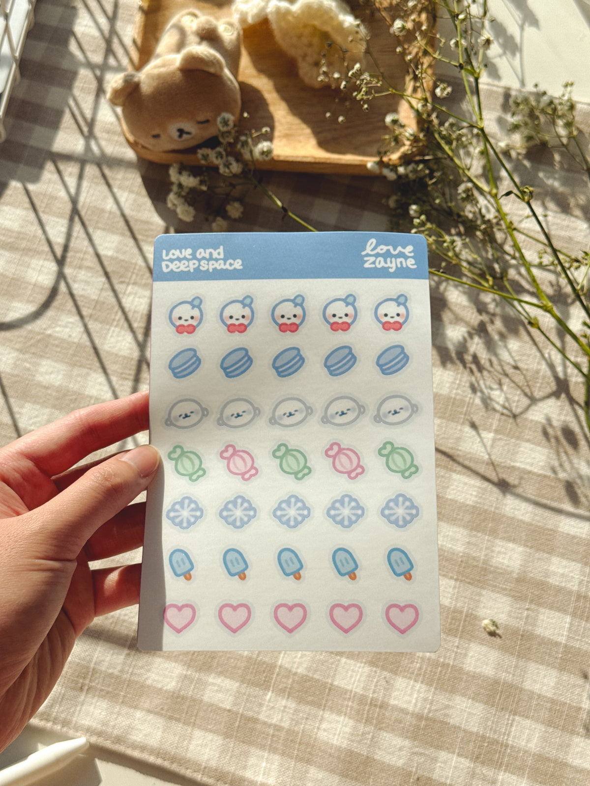 Love & Deepspace Deco Stickersheets