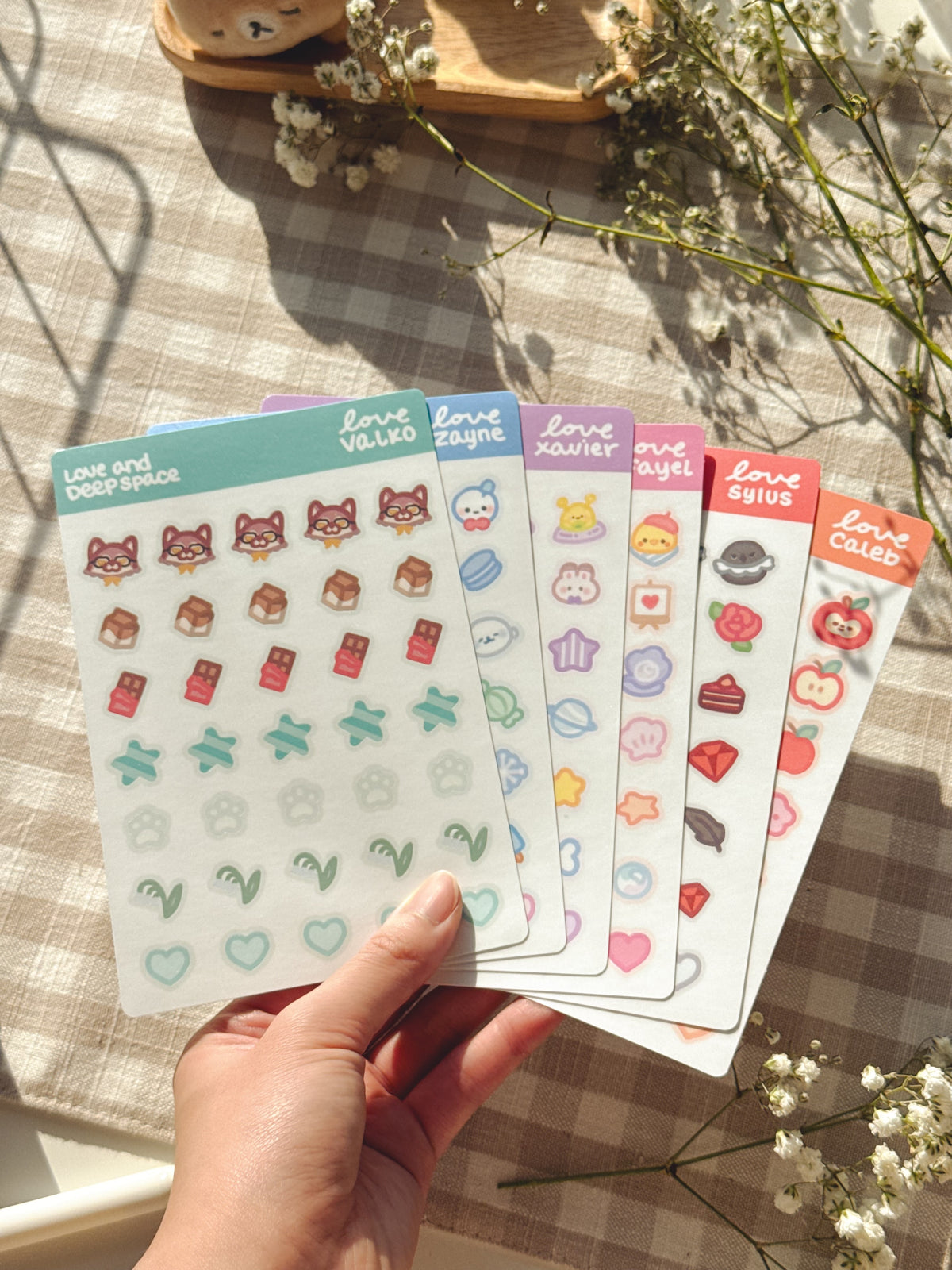 Love & Deepspace Deco Stickersheets