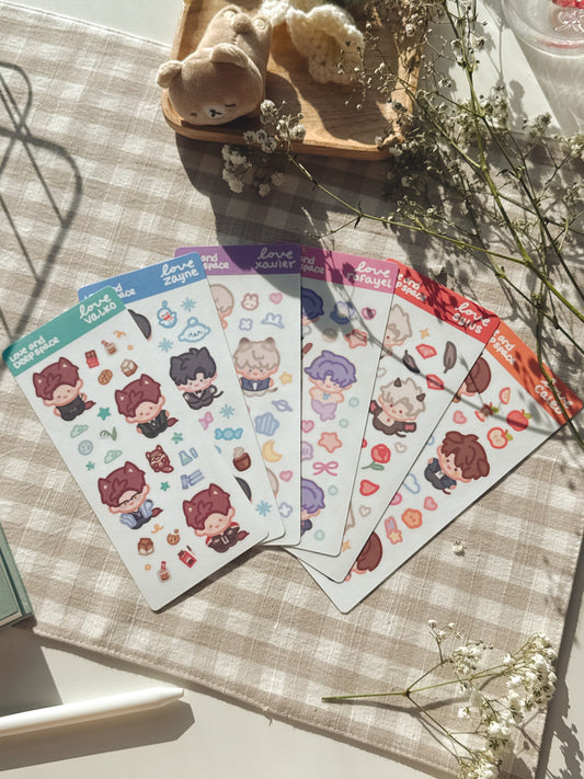 Love & Deepspace Chibi Stickersheets