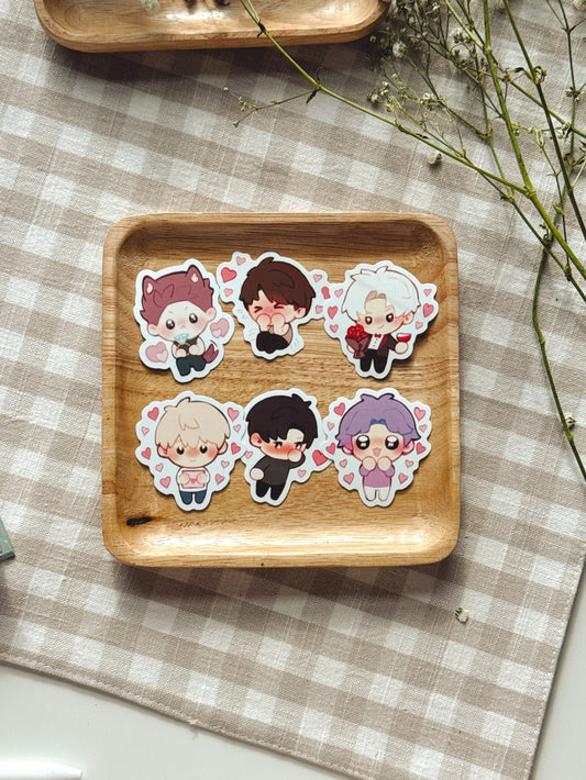 Love & Deepspace Blush Stickers